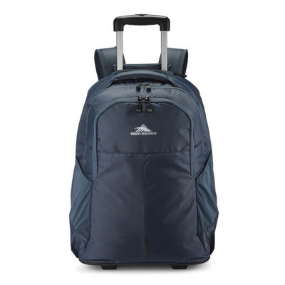 High Sierra Wheeled Backpack with Telescoping Handle, Indigo Blue (Used)