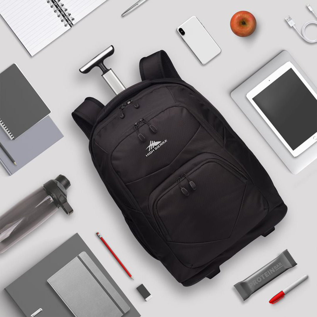 High Sierra Freewheel Pro Wheeled Backpack w/ 360 Degree Reflectivity (Open Box) - VMInnovations