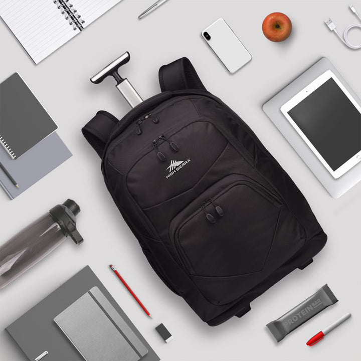 High Sierra Freewheel Pro Wheeled Backpack w/ 360 Degree Reflectivity (Open Box) - VMInnovations