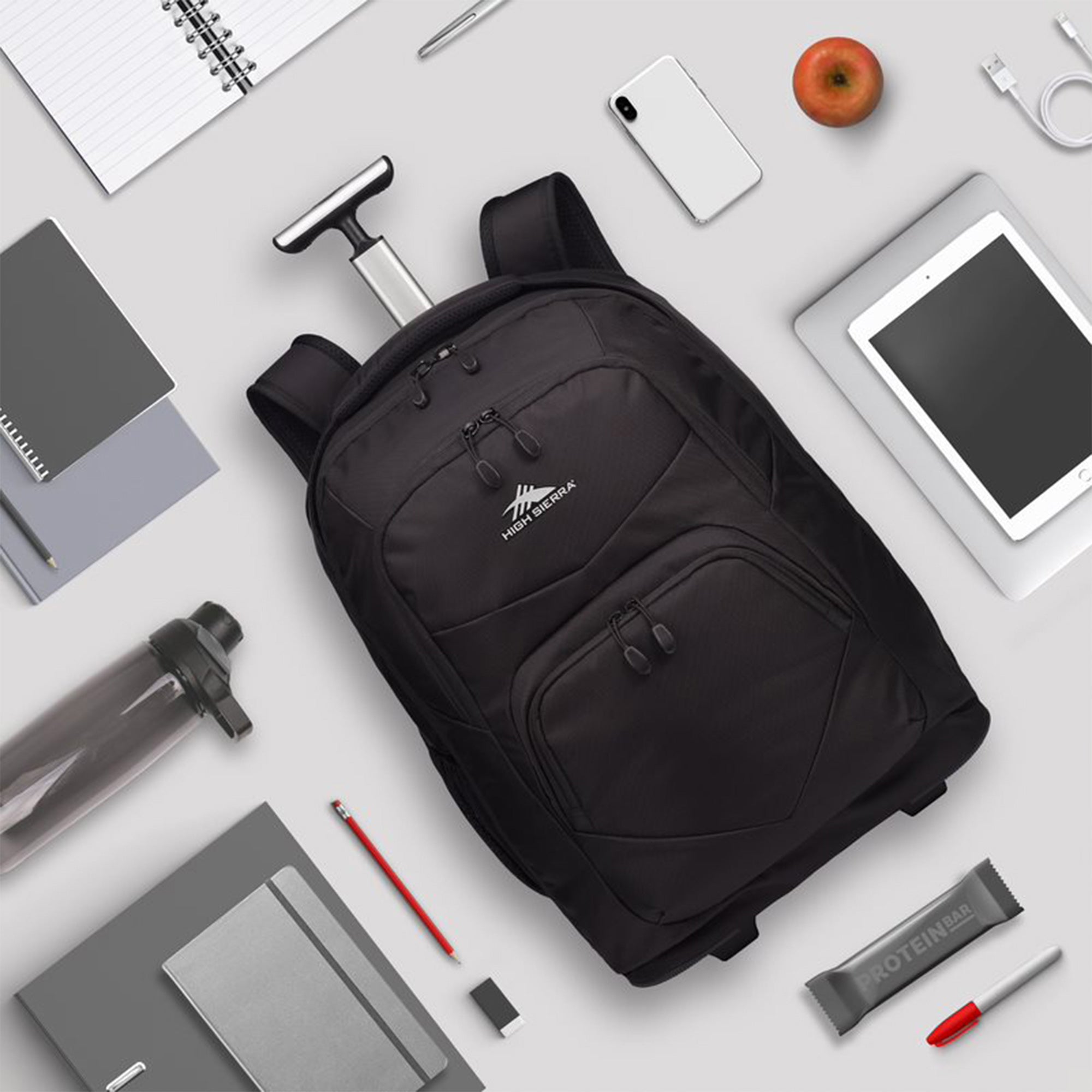 High Sierra Freewheel Pro Wheeled Backpack with 360 Degree Reflectivity (Used) - VMInnovations