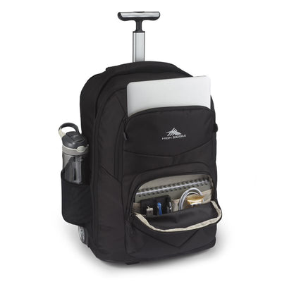 High Sierra Freewheel Pro Wheeled Backpack, Fits most 15” Laptops, 40L, Black