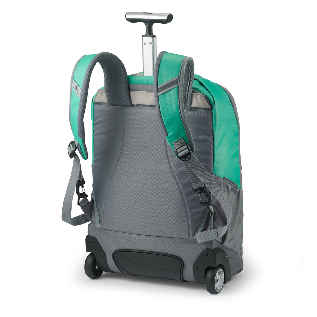 High Sierra Freewheel Pro Wheeled Backpack with Rotating Handle,Aquamarine(Used) - VMInnovations