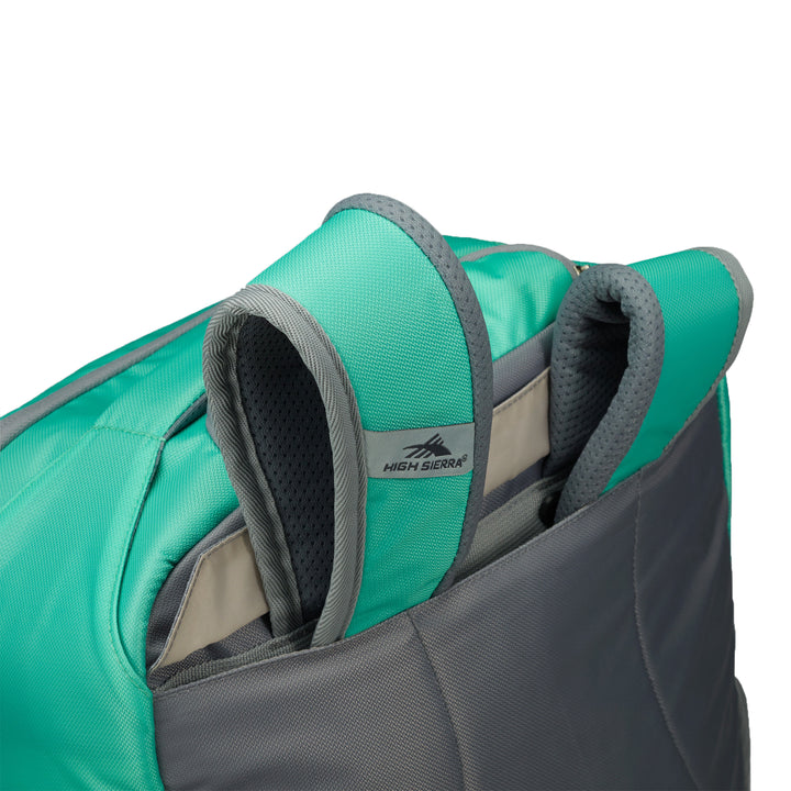 High Sierra Freewheel Pro Wheeled Backpack with Rotating Handle,Aquamarine(Used) - VMInnovations