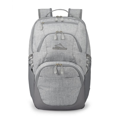 High Sierra Swoop Backpack for Laptop, Fits Most 17” Laptops, 30L,Silver Heather