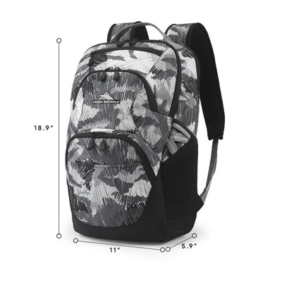 High Sierra Swoop SG Backpack w/Laptop Drop Protection Pocket, Camo (Open Box) - VMInnovations