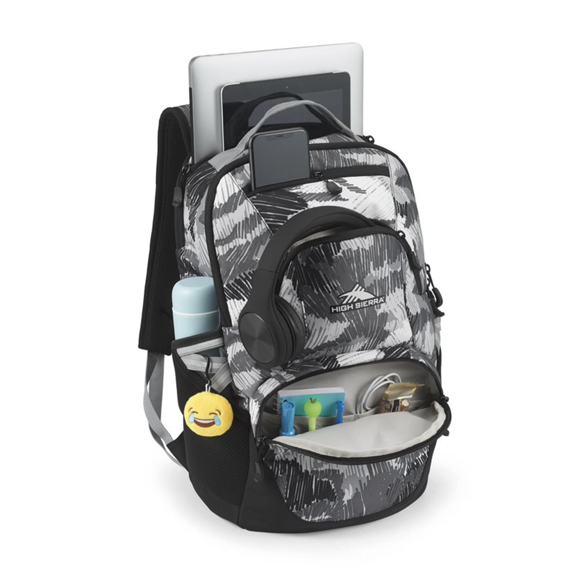 High Sierra Swoop SG Backpack w/Laptop Drop Protection Pocket, Camo (Open Box) - VMInnovations