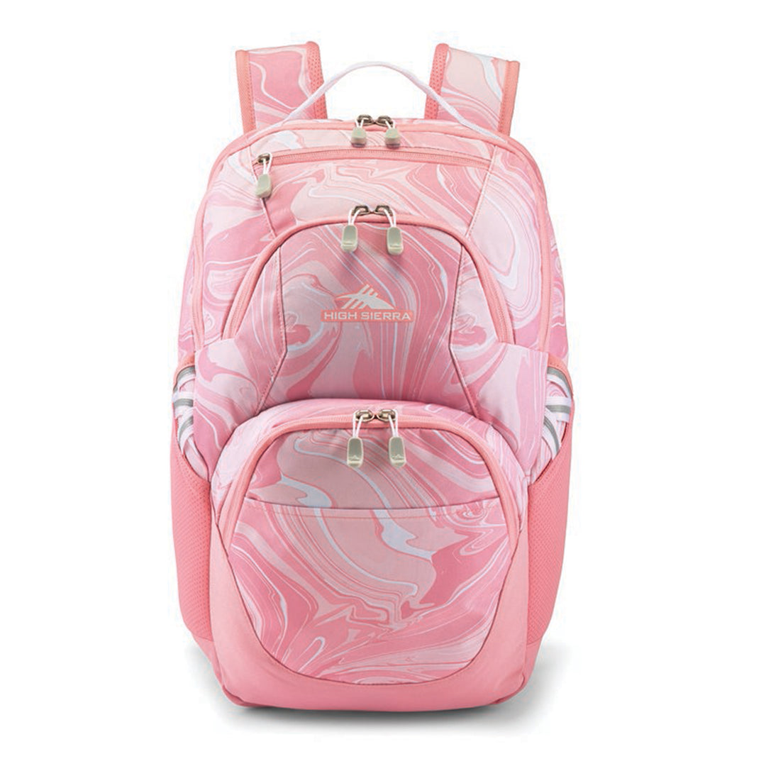 High Sierra Swoop SG Backpack with Laptop Drop Protection Pocket, Pink(Open Box)