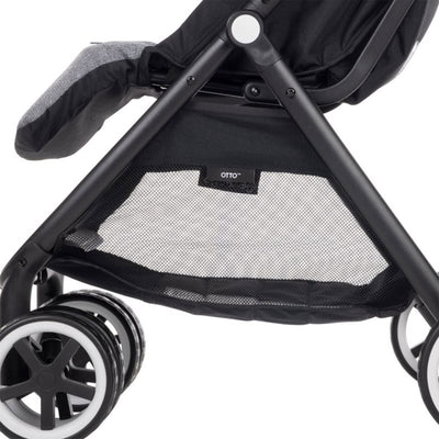 Evenflo Gold Otto Self Folding Lightweight Travel Stroller, Gray (Open Box)