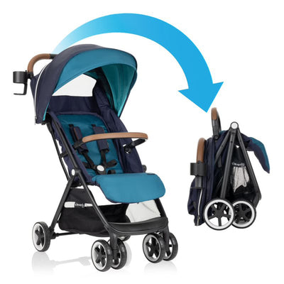 Gold Otto Folding Lightweight Travel Stroller, Sapphire Blue (Used)