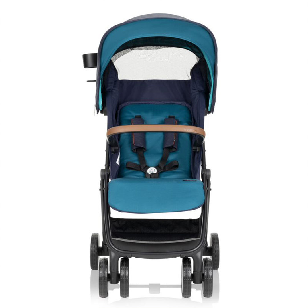 Gold Otto Folding Lightweight Travel Stroller, Sapphire Blue (Open Box)