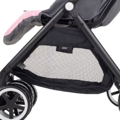 Evenflo Gold Otto Self Folding Lightweight Travel Stroller, Opal Pink (Open Box)