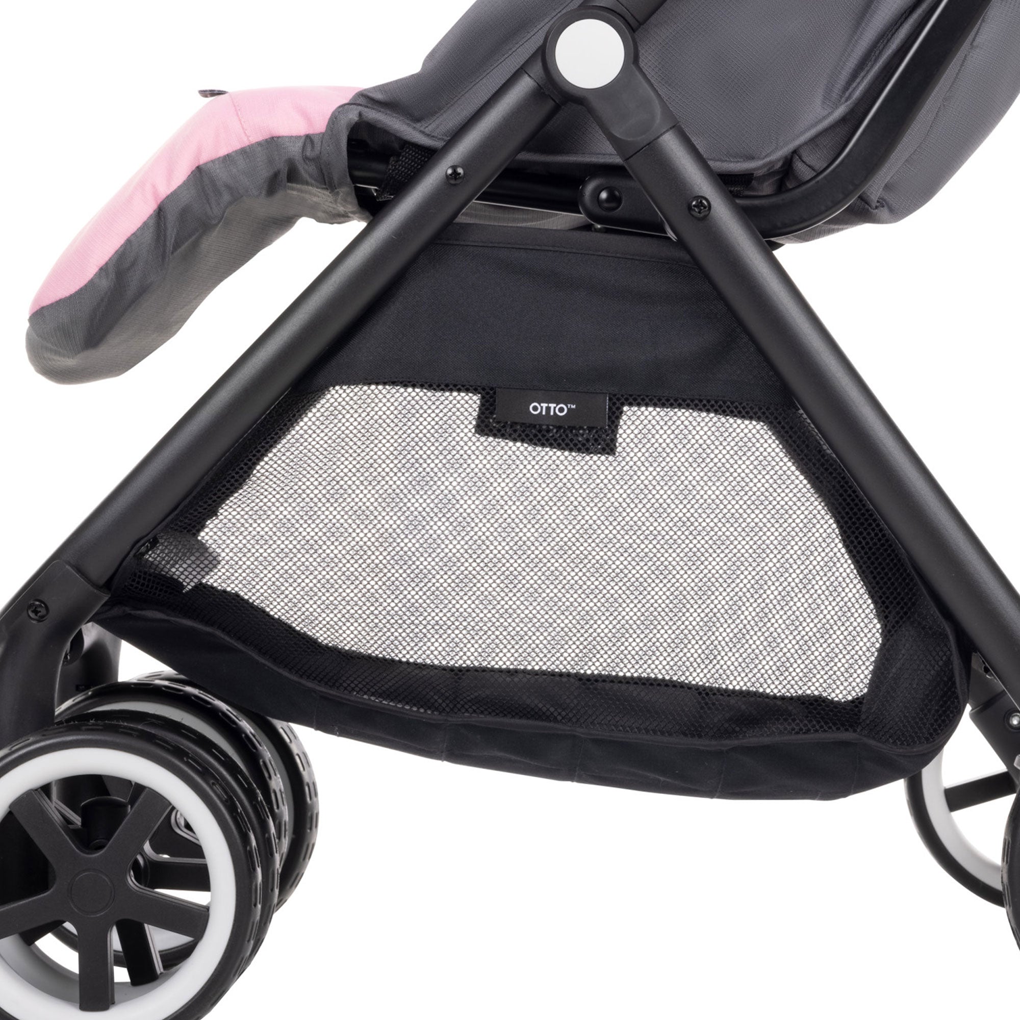 Evenflo Gold Otto Self Folding Lightweight Travel Stroller, Opal Pink (Open Box) - VMInnovations