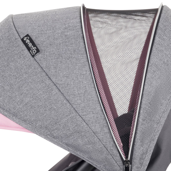 Evenflo Gold Otto Self Folding Lightweight Travel Stroller, Opal Pink (Open Box) - VMInnovations