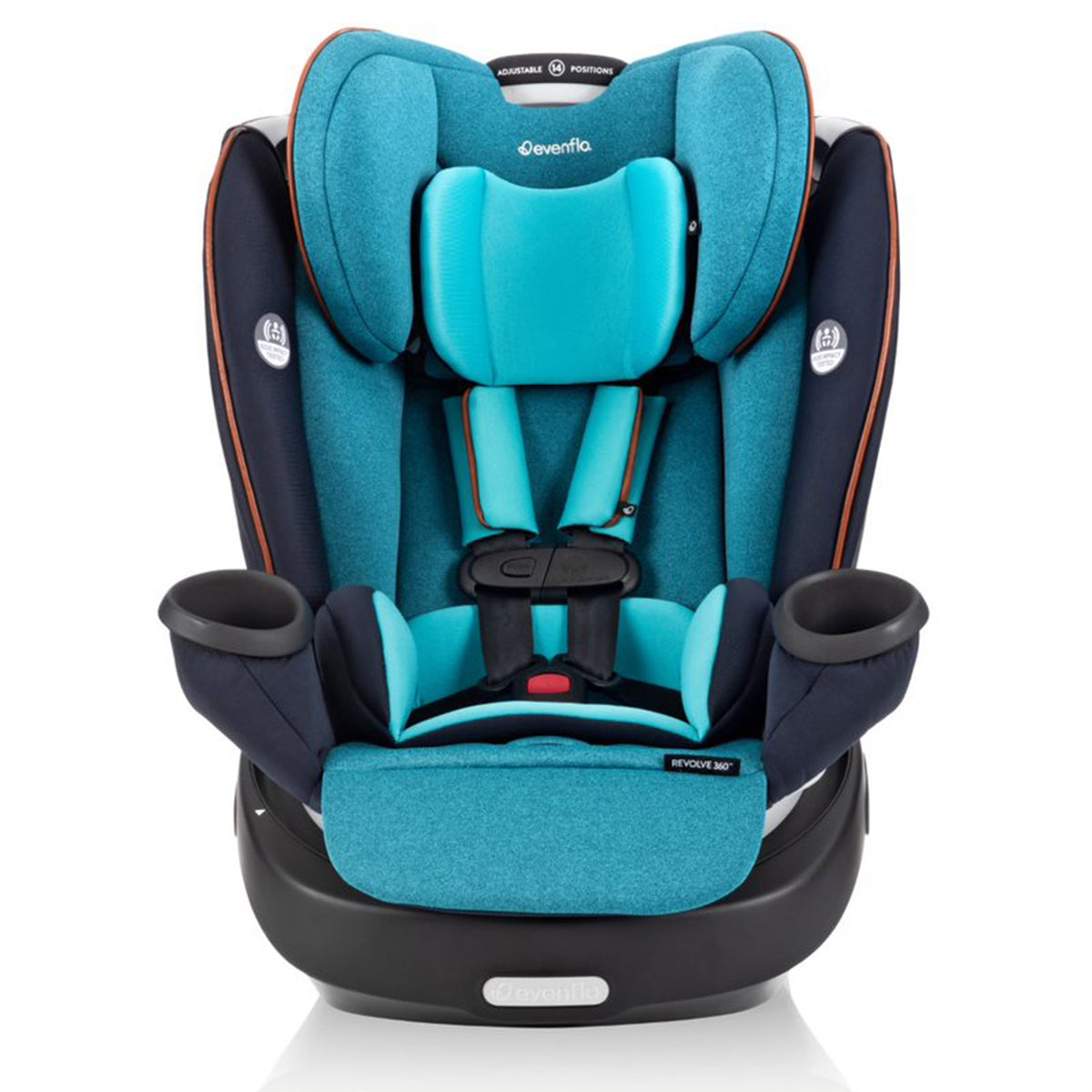 Evenflo Gold Revolve360 All in 1 Rotating Convertible Car Seat, Sapphire Blue - VMInnovations