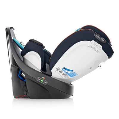 Evenflo Gold Revolve360 All in 1 Rotating Convertible Car Seat, Sapphire Blue - VMInnovations