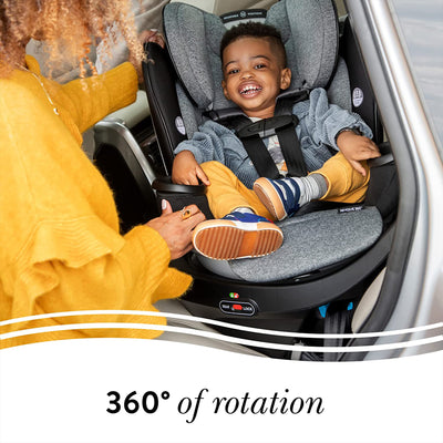 Evenflo Gold Revolve360 All in 1 Rotating Convertible Car Seat, Sapphire Blue - VMInnovations