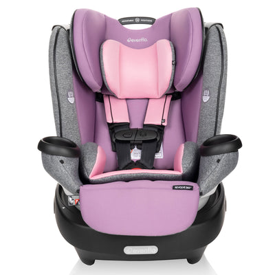 Evenflo Gold Revolve360 All in 1 Latch Rotating Convertible Car Seat, Opal Pink