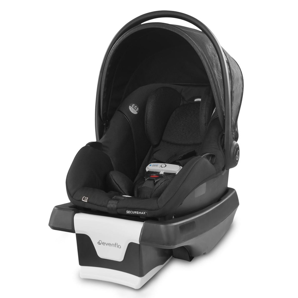 Evenflo Gold Verge3 Travel System Stroller with SecureMax Car Seat, Onyx Black - VMInnovations
