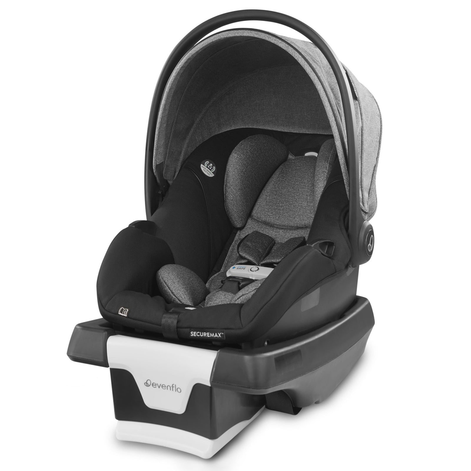 Evenflo GOLD SensorSafe Pivot Xpand Smart Modular Travel System, Moonstone Gray - VMInnovations