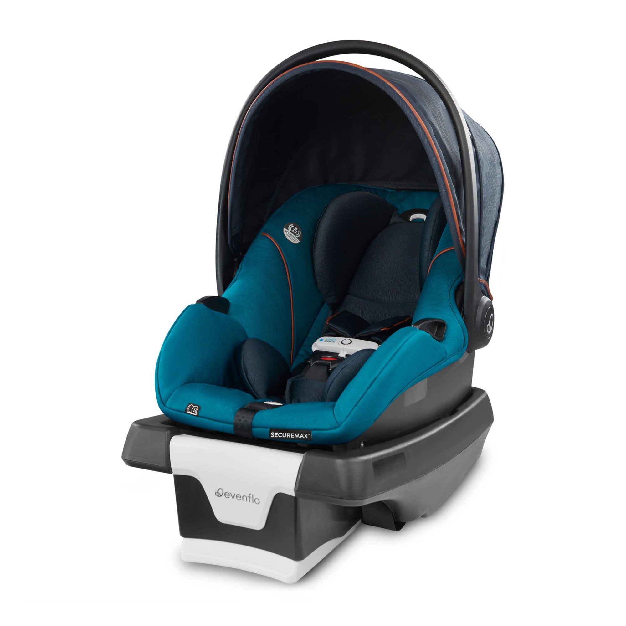Evenflo GOLD SensorSafe Pivot Xpand Smart Modular Travel System, Sapphire Blue