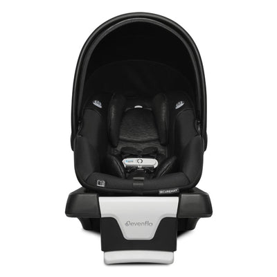Evenflo Gold SecureMax Baby Car Seat w/ SensorSafe & Load Leg Base, Onyx Black