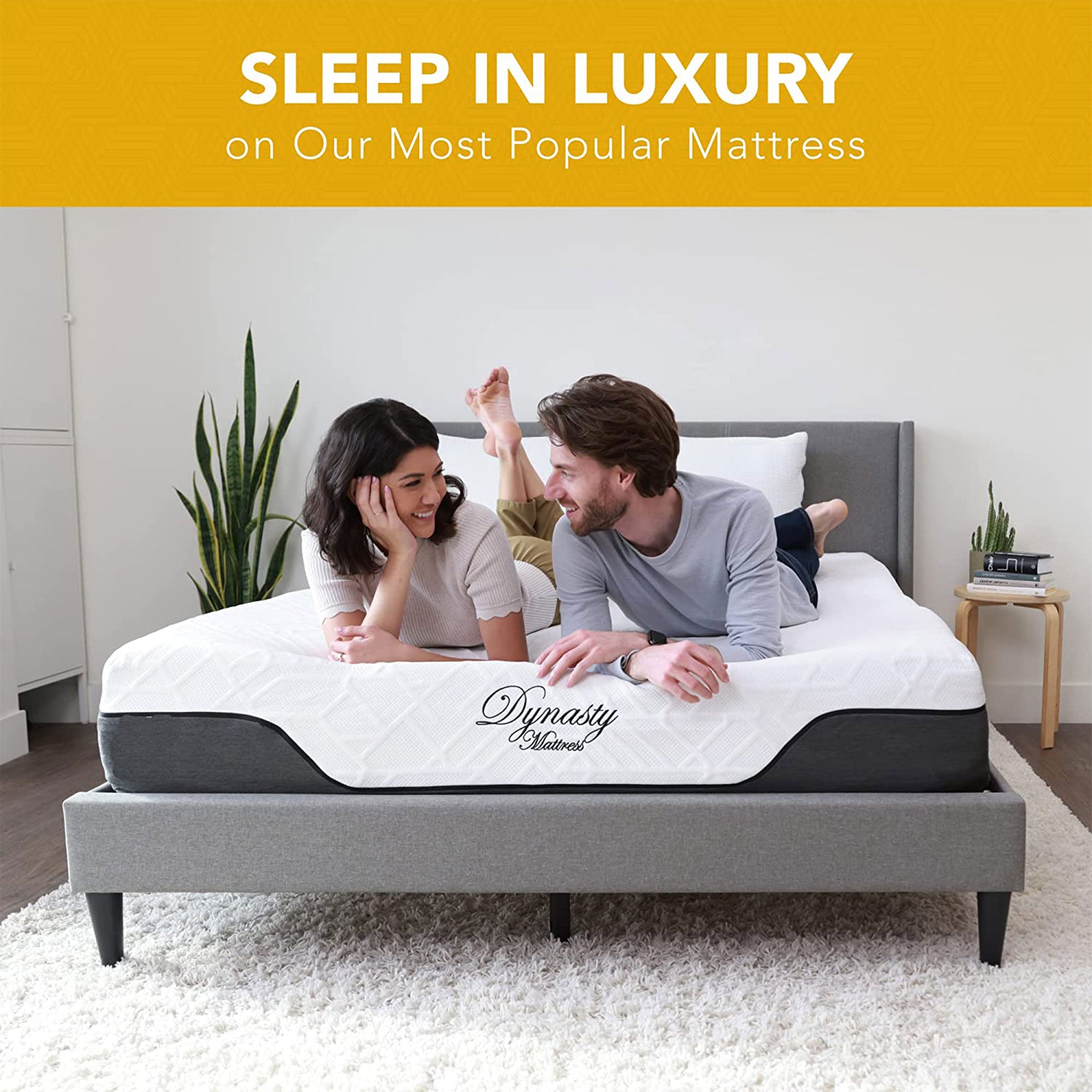 DynastyMattress CoolBreeze 12 Inch Essential Sleep Air Gel Infused Memory Foam Bed Medium Firm Twin XL Size - VMInnovations