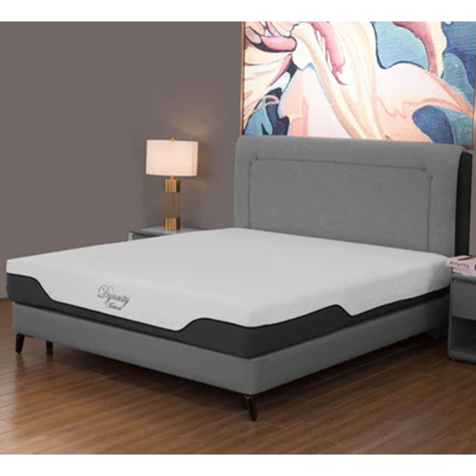 DynastyMattress CoolBreeze 12 Inch Essential Sleep Air Gel Infused Memory Foam Bed Medium Firm Twin XL Size - VMInnovations