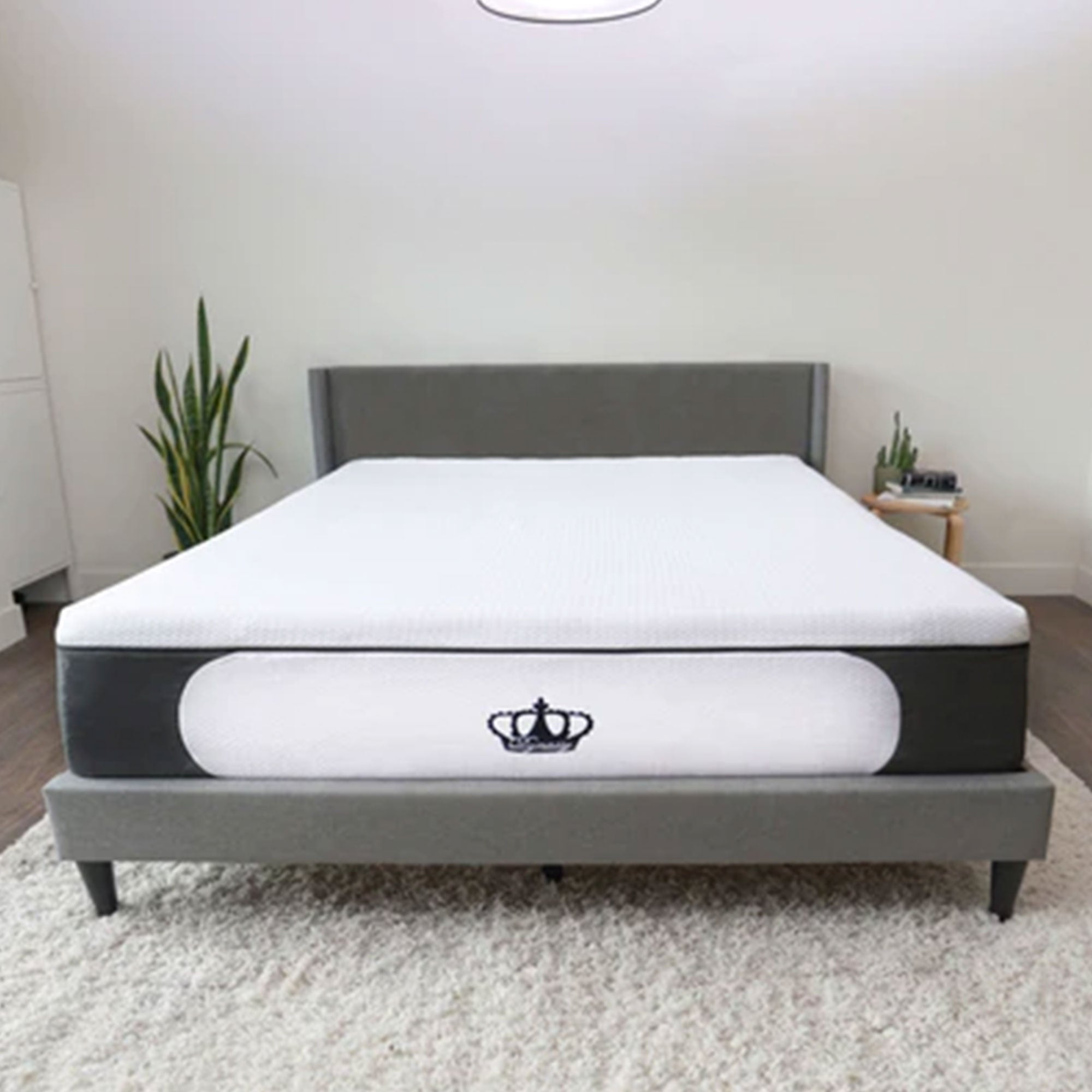 Dynasty Mattress 14.5 Inch CoolBreeze Plush Gel Memory Foam Mattress Bed, Twin XL Size - VMInnovations