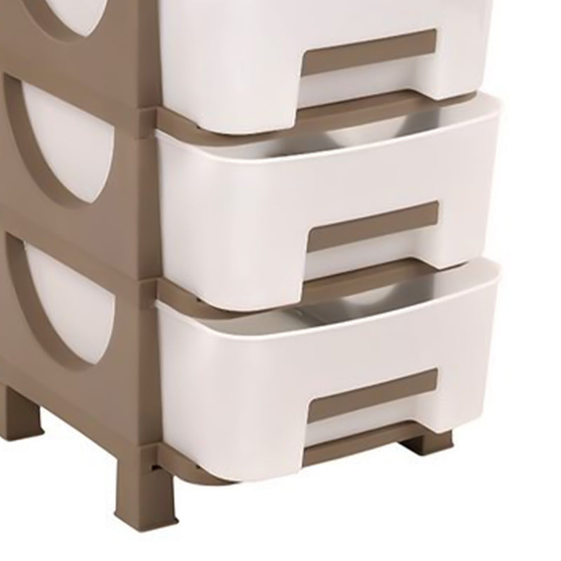 Homeplast Venus 30In Tall 4 Drawer Home Storage Organizer Shelf, Beige(Open Box)