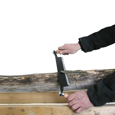 Timber Tuff 13-Inch Straight Wood Blade Draw Shave Knife Log Woodworking Tool - VMInnovations