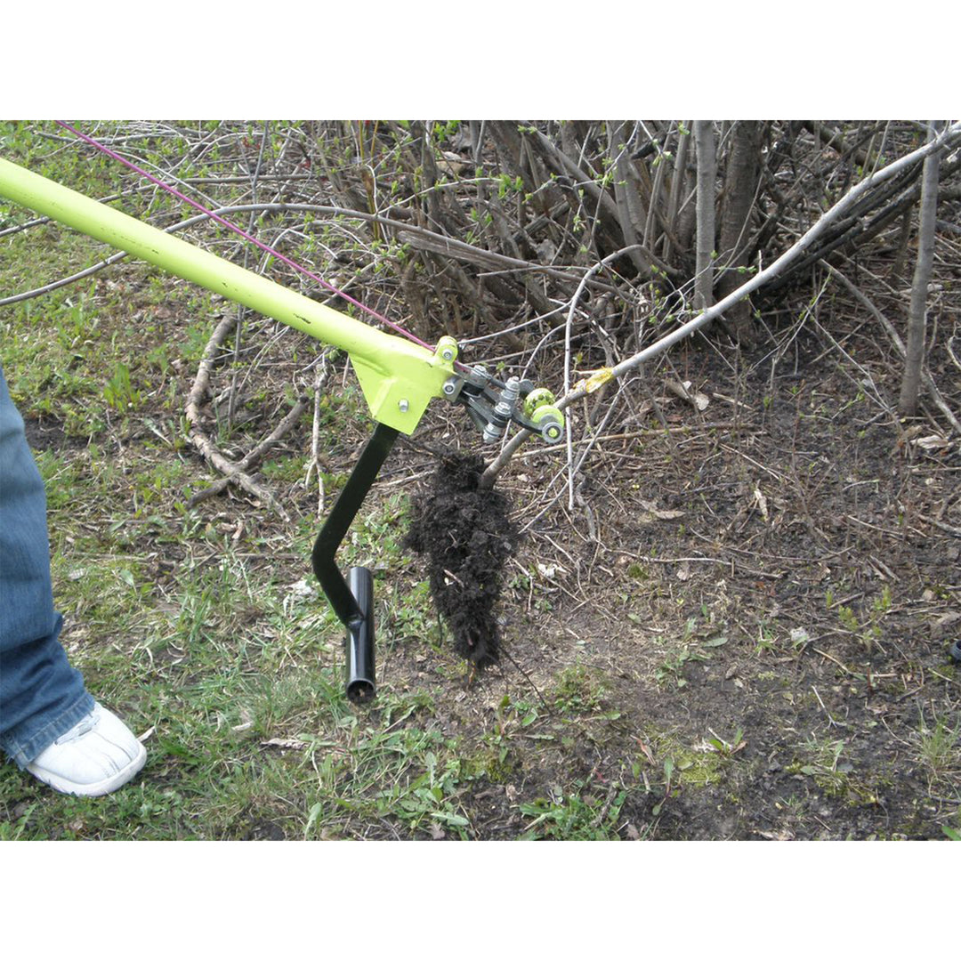 Brush Grubber Heavy Duty Shallow Root Lifting Tool, Green (Used) - VMInnovations