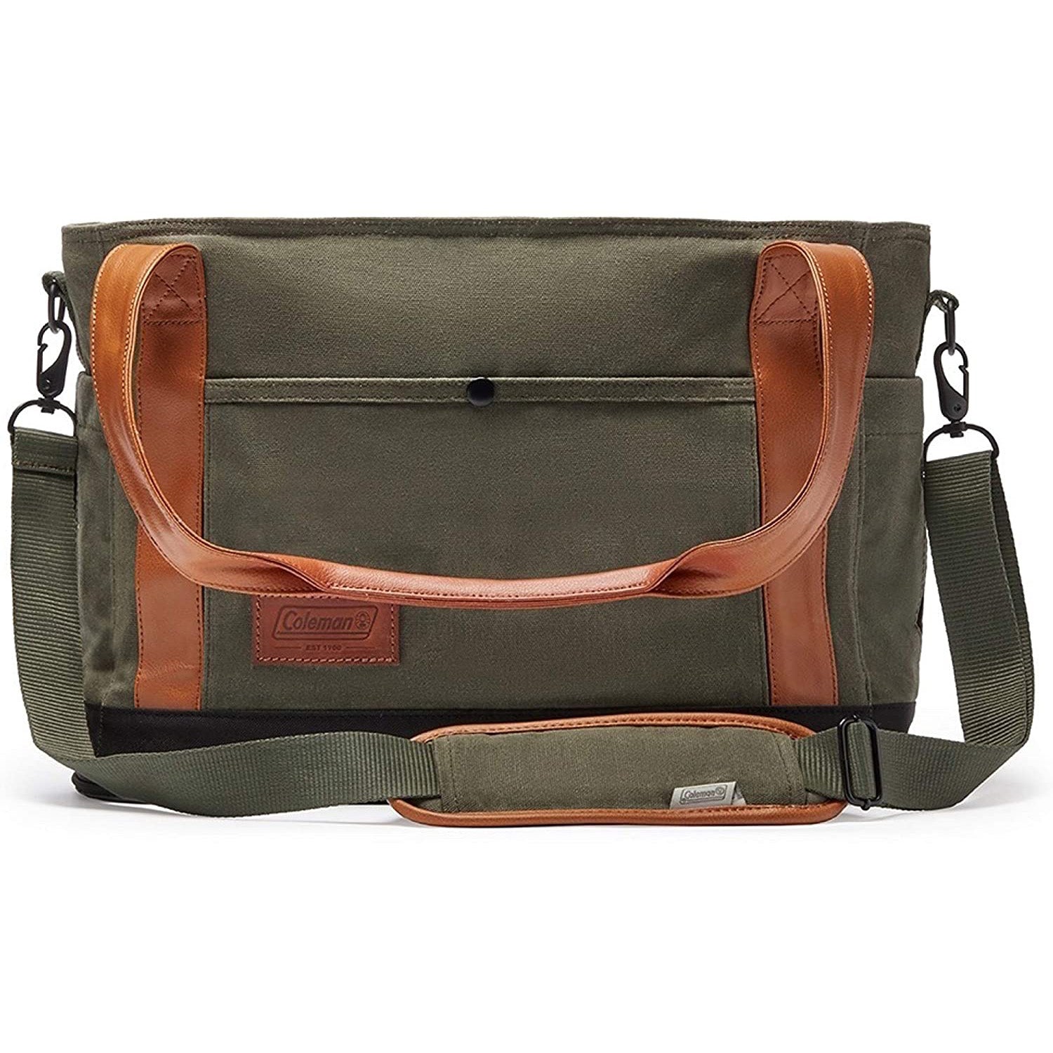 Coleman Banyan Series 30 Can Padded Soft Sided Can Soft Cooler Tote Bag, Olive - VMInnovations