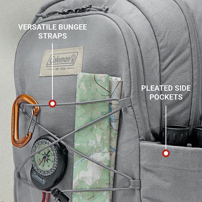 Backroads 30 Can Leakproof Insulated Soft Sided Cooler Backpack, Gray (Open Box)
