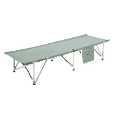 Coleman Collection Camping Cot with Side Pouch and Carrying Bag, Green(Open Box) - VMInnovations