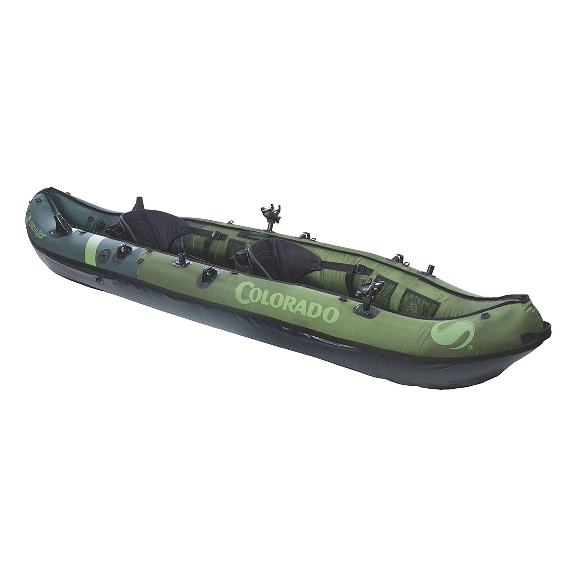 Sevylor Colorado 2 Person Inflatable Kayak & Stearns Women's Life Vest, Blue, XL - VMInnovations