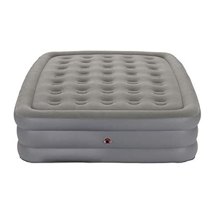 Coleman GuestRest 18" Plush Double High Air Mattress Airbed & Carry Bag, Queen