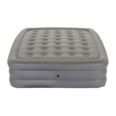 Coleman GuestRest 18" Plush Double High Air Mattress Airbed & Bag, Queen (Used)