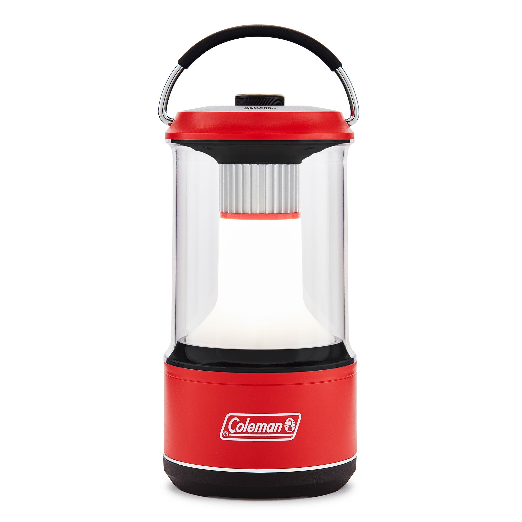 Coleman 800 Lumens LED Outdoor Camping Light Lantern w/BatteryGuard, Red(2 Pack)
