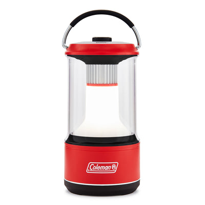 Coleman 800 Lumens LED Outdoor Camping Light Lantern w/BatteryGuard, Red(3 Pack)