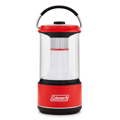 Coleman 800 Lumens LED Outdoor Camping Light Lantern w/BatteryGuard, Red(3 Pack)