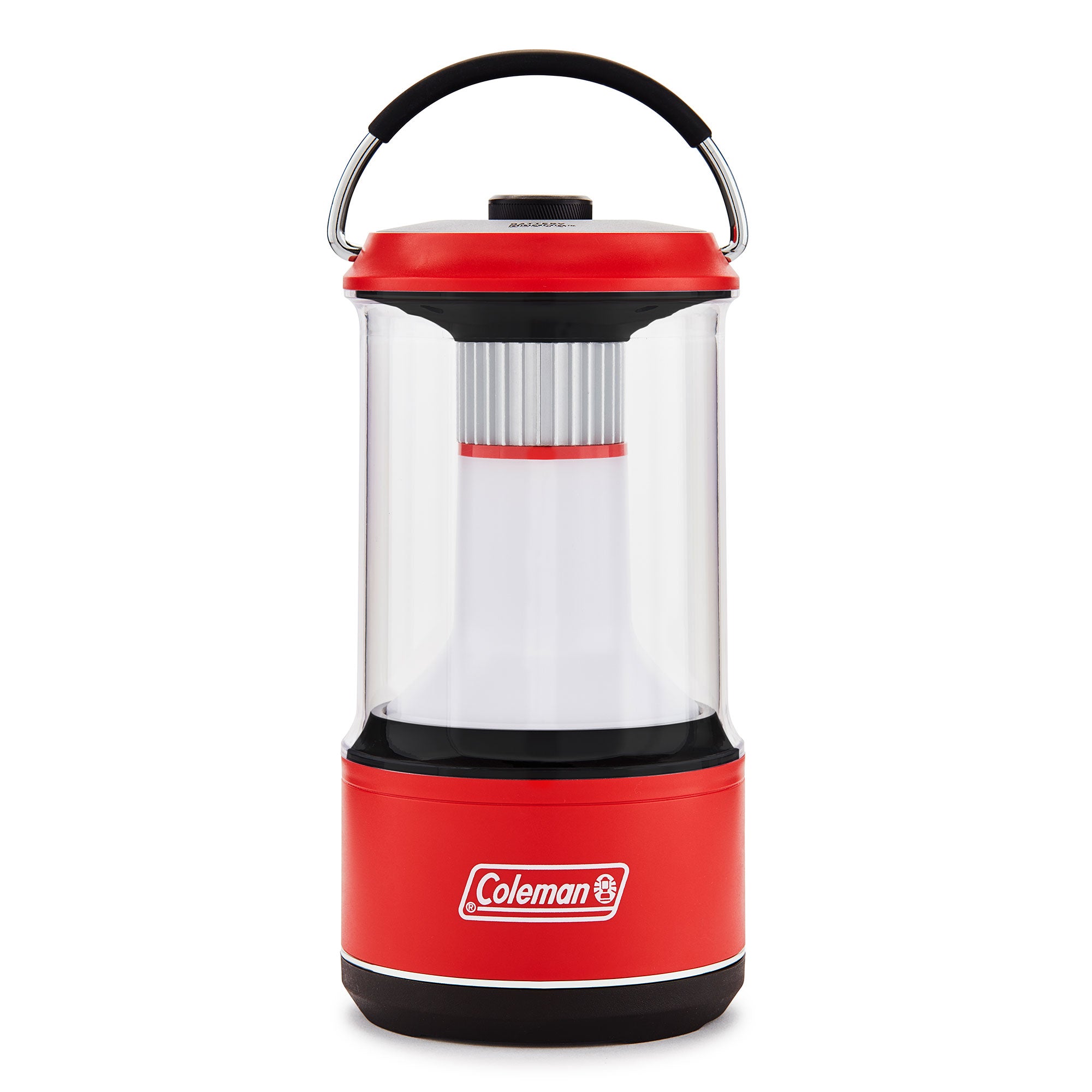 Coleman 800 Lumens LED Outdoor Camping Light Lantern w/BatteryGuard, Red(2 Pack)