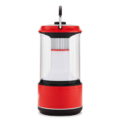 Coleman 800 Lumens LED Outdoor Camping Light Lantern w/BatteryGuard, Red(2 Pack)