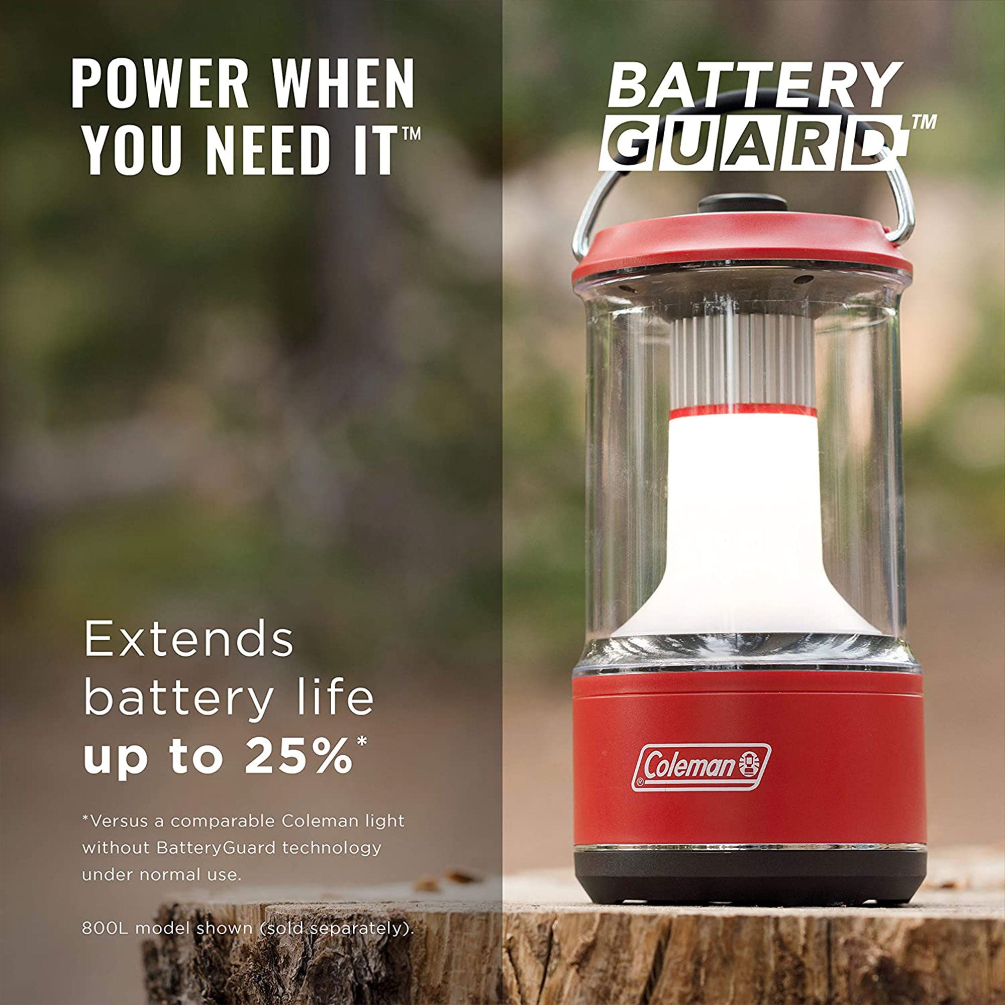 Coleman 1000 Lumens LED Outdoor Camping Light Lantern with BatteryGuard (3 Pack) - VMInnovations