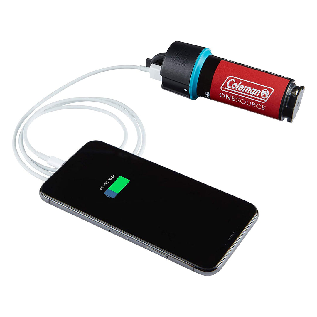 Coleman C002 Rechargeable Battery 2 Pack with Charger for Camping (Open Box)