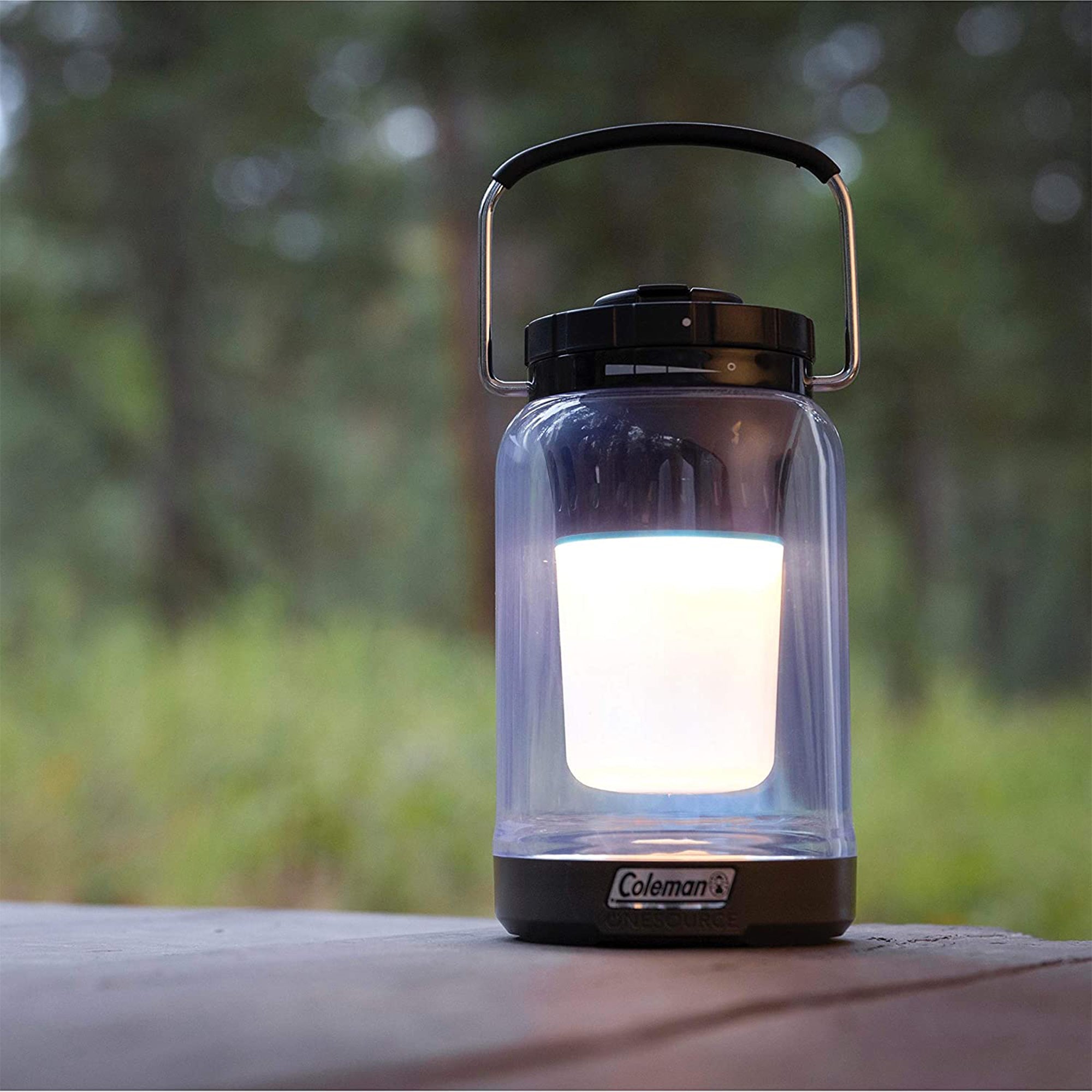 Coleman OneSource 600 Lumens LED Rechargeable Outdoor Camping Lantern (2 Pack)