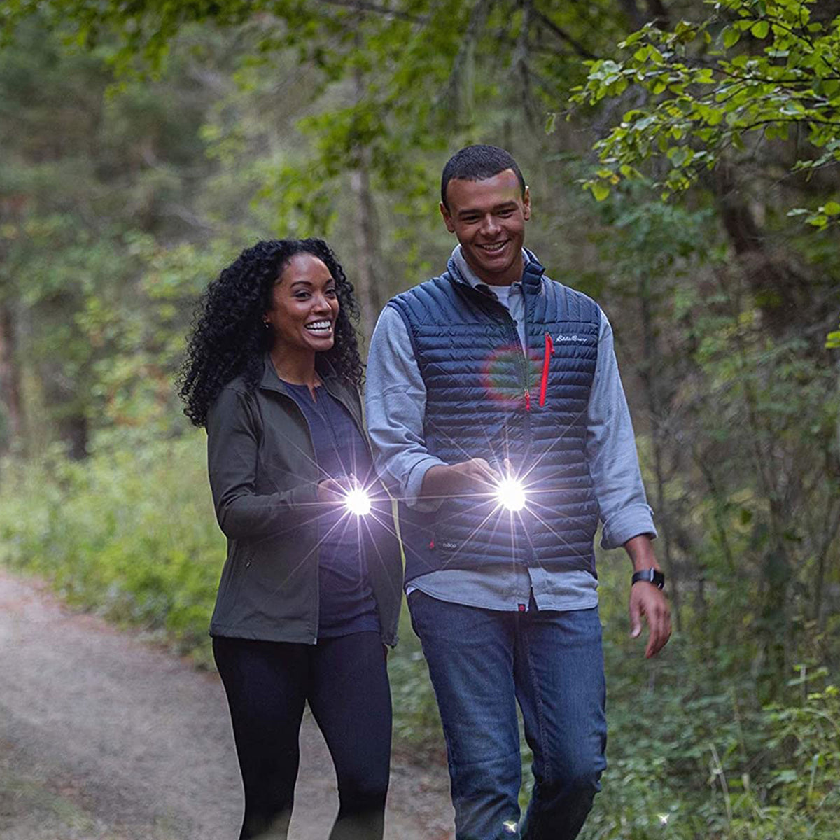 Coleman OneSource 600 Lumens Rechargeable Lithium Ion Camping Flashlight, 2 Pack