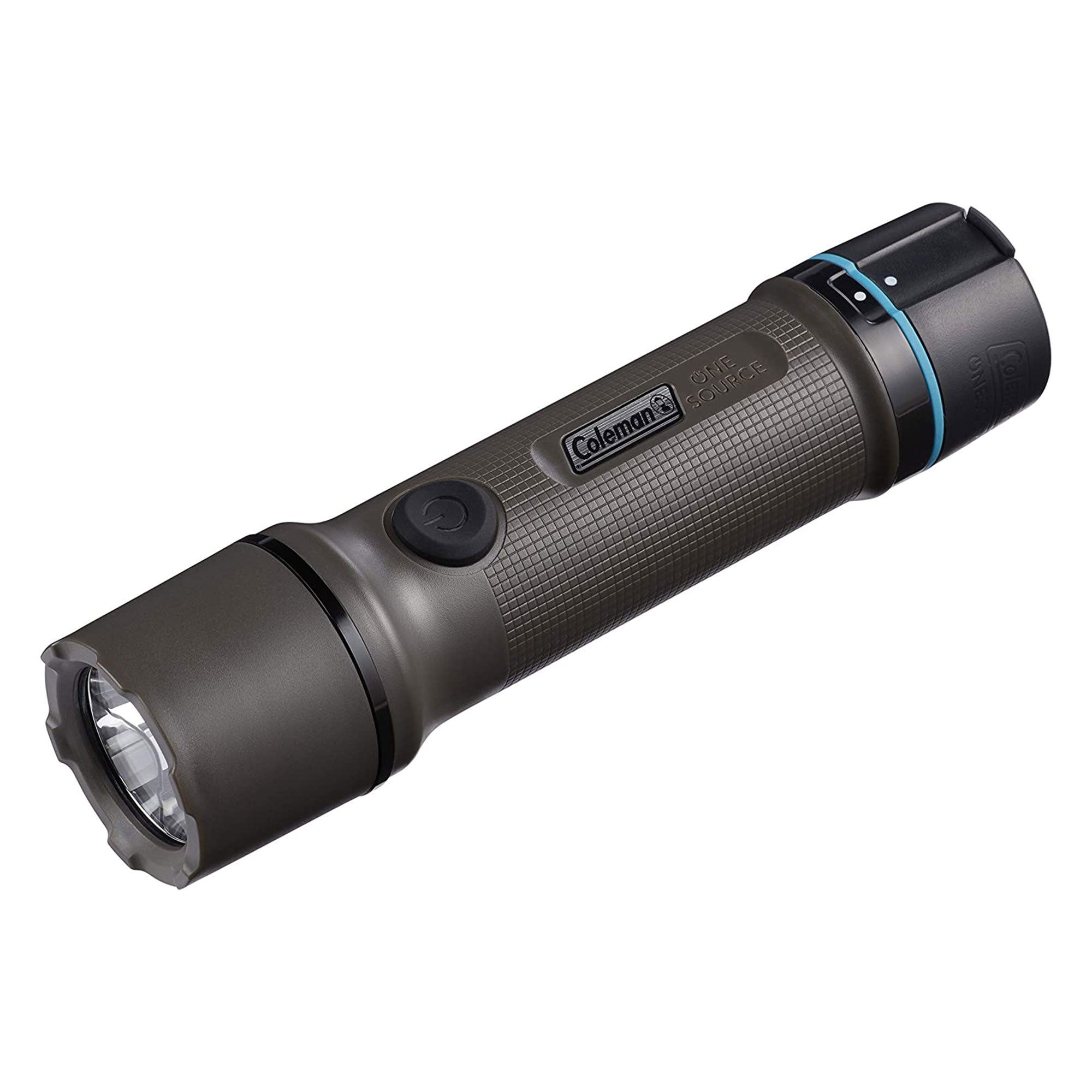 Coleman OneSource 600 Lumens Rechargeable Lithium Ion Camping Flashlight, 2 Pack