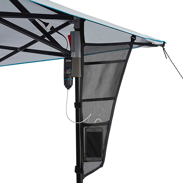 Coleman OneSource 10x10 Canopy Shelter w/ LED Light & Rechargeable Battery(Used)