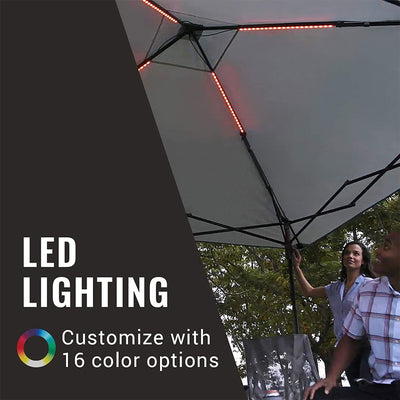 Coleman 19" RoadTrip Propane Griddle & OneSource 10x10 LED Canopy Shelter Tent