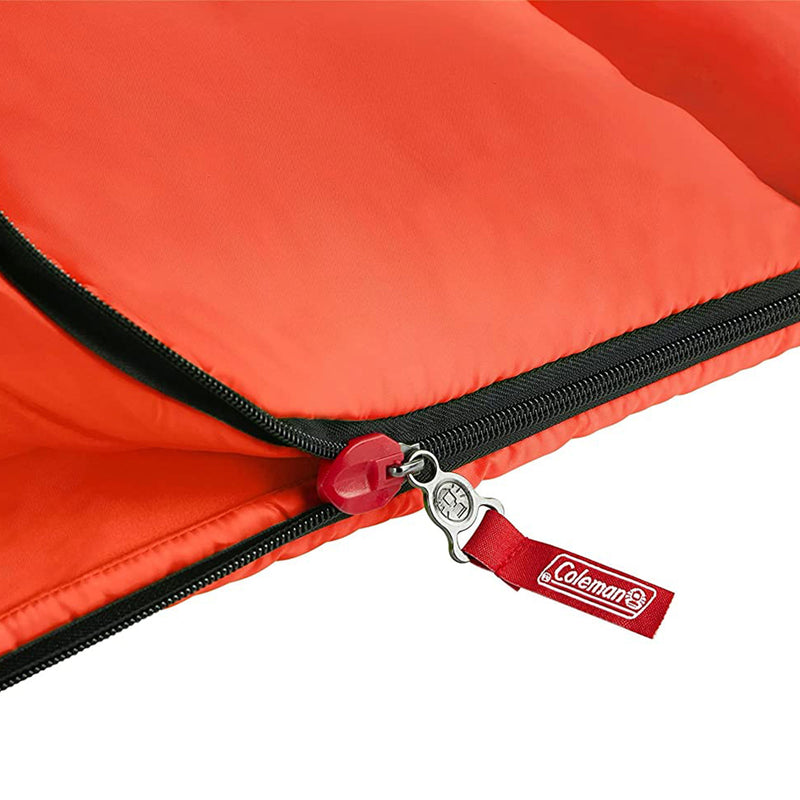 Coleman Kompact Lightweight 40 Fahrenheit Camping Hiking Sleeping Bag (2 Pack)